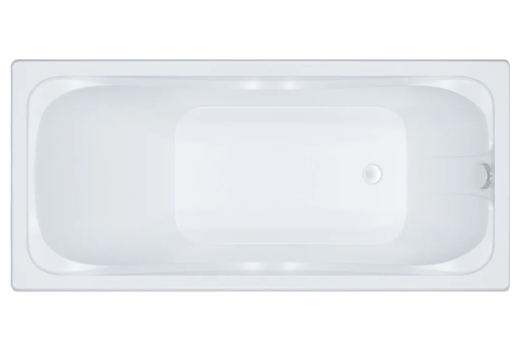Акриловая ванна DAVINCI Norma 120x70x41.5 с каркасом без экрана