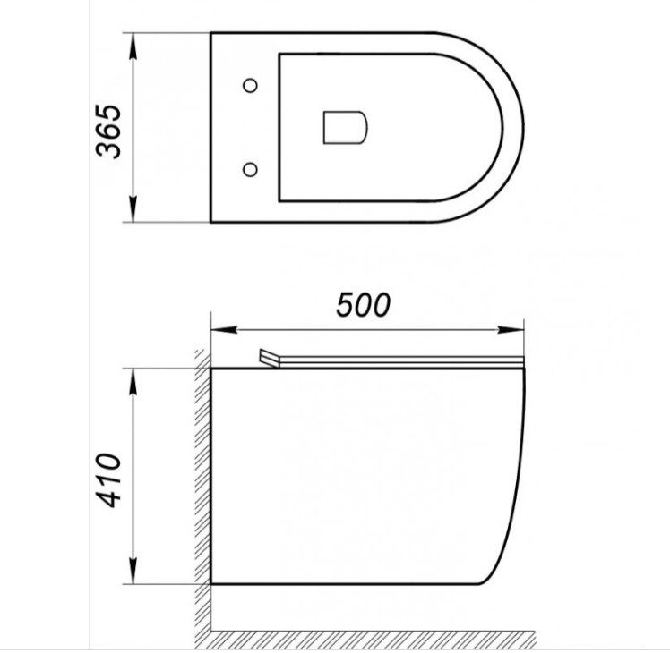 Унитаз подвесной безободковый с креплением BelBagno AMANDA с сиденьем микролифт BB051CHR (2 части)