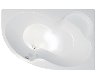 Акриловая ванна ассиметричная DAVINCI Blanca R 170х95х61 с каркасом без экрана правая