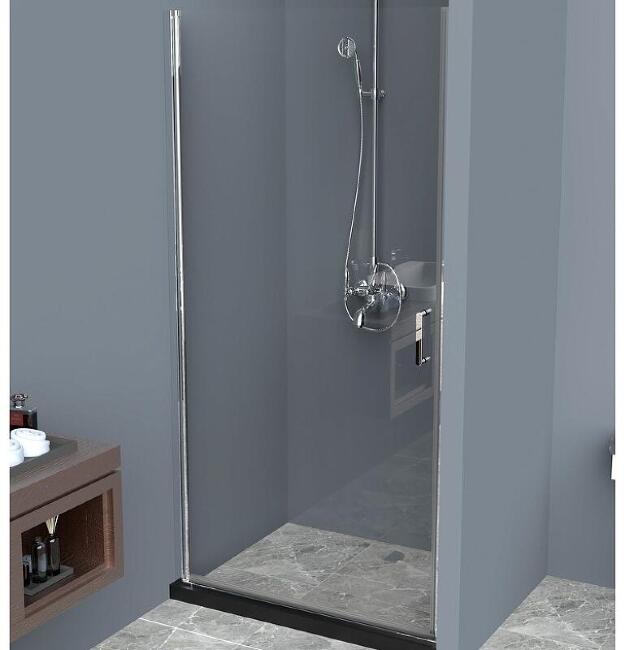 Душевая дверь BelBagno Uno 100 UNO-B-1-100-C-Cr профиль Хром стекло прозрачное купить в Москве по цене 21 080 руб.