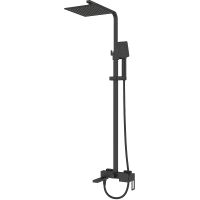 Душевая система BelBagno Luce LUC-VSCM-NERO Черная матовая