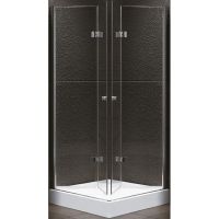 Душевой уголок Cezares ELENA-W-ASH-2-100/90-C-Cr профиль Хром стекло прозрачное