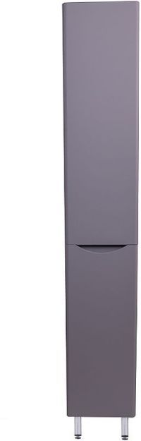 Шкаф пенал Style Line Бергамо 30 R СС-00002330 с бельевой корзиной Серый антискрейтч