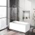Шторка на ванну BelBagno UNO-V-1-70/150-C-Cr