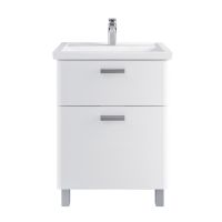 Тумба напольная SanStar Gretta 60 Без раковины для ванной комнаты, белая