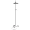 Душевая система 202 мм Vidima Balance BA272AA Хром