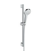Душевой гарнитур hansgrohe Croma Select S 110 3jet Vario со штангой 65 см 26562400, белый/хром