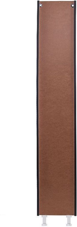 Шкаф пенал Style Line Бергамо 30 L СС-00002328 с бельевой корзиной Черный антискрейтч