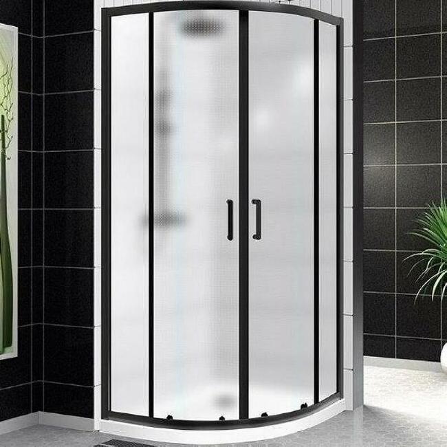 Душевой уголок BelBagno UNO-195-R-2-90-P-NERO купить в Москве по цене 28 100 руб.