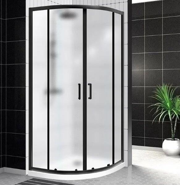Душевой уголок BelBagno UNO-195-R-2-90-P-NERO купить в Москве по цене 28 100 руб.