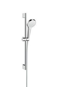 Душевой гарнитур hansgrohe Croma Select S 110 1jet со штангой 65 см 26564400, белый/хром