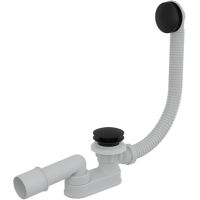 Сифон для ванны CLICK/CLACK, черный-мат, арт. A507BLACK-80