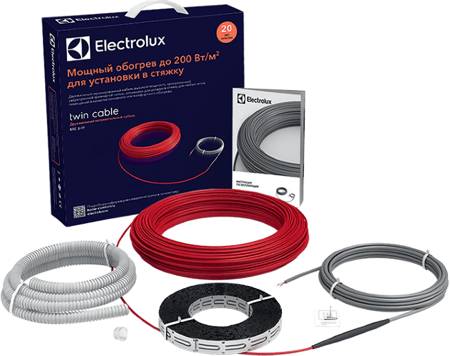 Кабель ELECTROLUX ETC 2-17-400 (комплект теплого пола) купить в Москве по цене 6 570 руб.