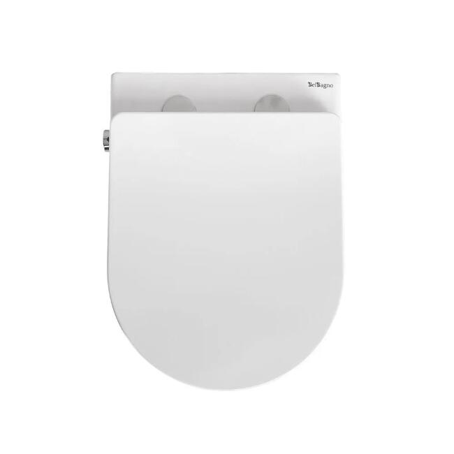 Унитаз подвесной безободковый с сиденьем и функцией биде UNO BB3105CHR-BS/SC купить в Москве по цене 21 530 руб.