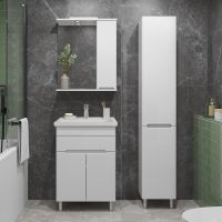 Тумба напольная SanStar Модена 60 Без раковины для ванной комнаты, белая
