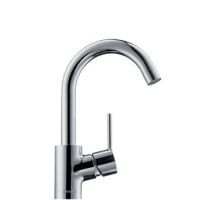 Смеситель для раковины hansgrohe Talis S 200 с поворотным изливом и сливным гарнитуром 32070000, хром