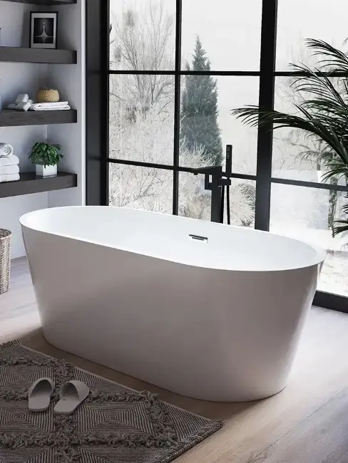 Акриловая ванна Ceruttispa Resia 150x75 RESIA150 10302 Белая без гидромассажа купить в Москве по цене 0 руб.