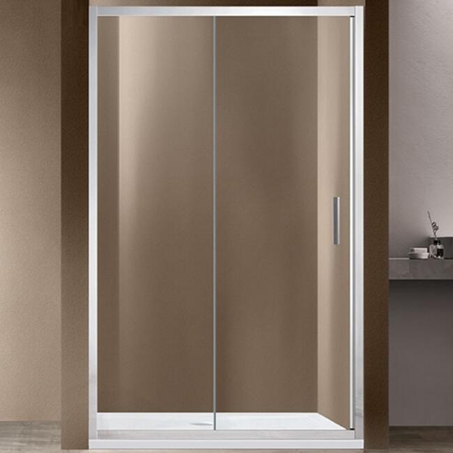 Душевая дверь Vincea Garda VDS-1G135CL 135x190 профиль хром, стекло прозрачное, раздвижная купить в Москве по цене 32 670 руб.