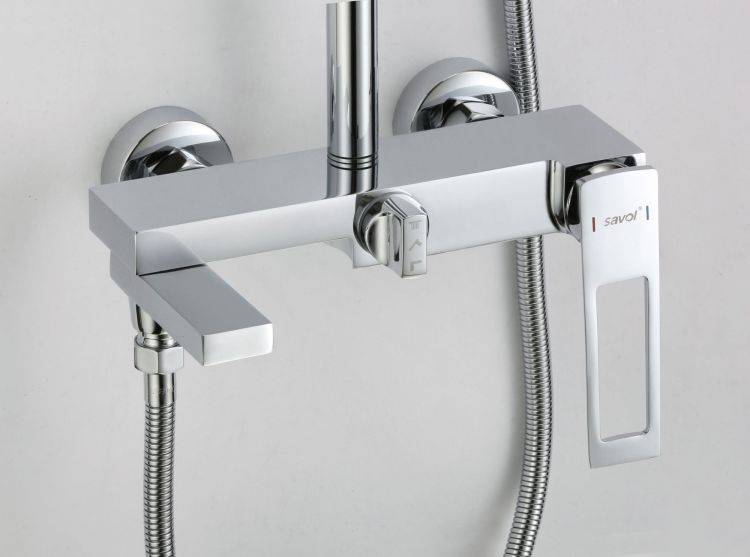 Душевая стойка Savol S-009045A хром