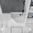 Акриловый поддон 90х90 BelBagno TRAY-BB-P-90-15-W с сифоном