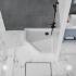 Акриловый поддон 90х90 BelBagno TRAY-BB-P-90-15-W с сифоном