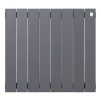 Радиатор Royal Thermo PianoForte 500 Silver Satin - 8 секц.  RTPNSS50008