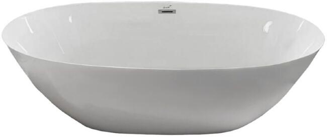 Акриловая ванна Cerutti Spa GRETA170 170x80 см, отдельностоящая, белая, овальная, с каркасом, со сливом-переливом, с донным клапаном, объем 280 л., с антискользящим покрытием купить в Москве по цене 0 руб.