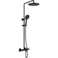 Душевая стойка VINCEA Desire VSFS-1D1TMB термостатическая, черный