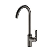 Смеситель для кухни HAIBA HB70825-3, нержавеющая сталь, оружейная сталь