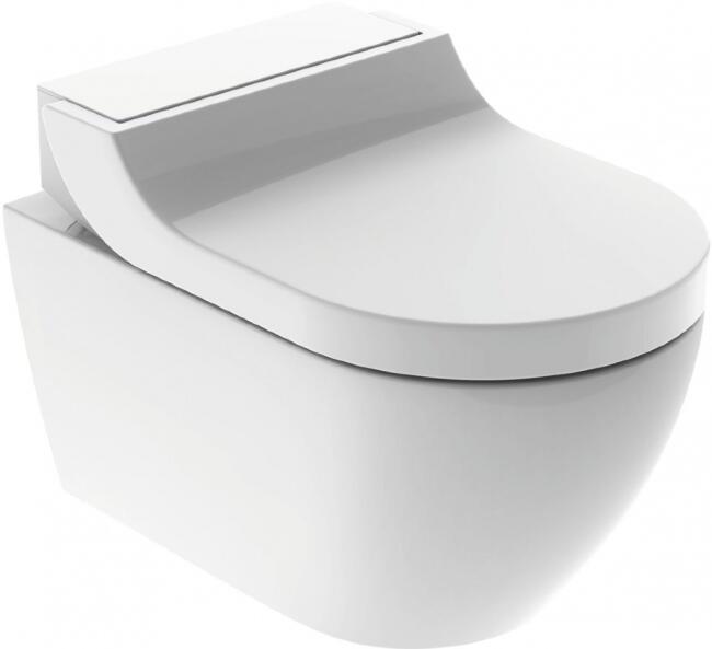 Унитаз подвесной Geberit AquaClean tuma classic белый, овальный, 36x55.3 см + ершик напольный в подарок купить в Москве по цене 220 870 руб.