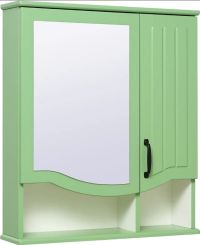 Зеркальный шкаф Руно Runo Марсель 65 зеленый