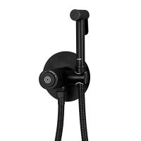 Смеситель с гигиеническим душем Gappo G7288-6 черные