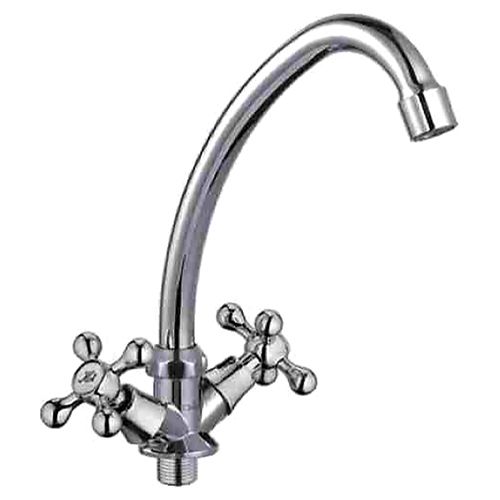 Смеситель для кухни D-Lin 810 D151810-1 Двухвентильные Хром