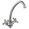 Смеситель для кухни D-Lin 810 D151810-1 Двухвентильные Хром