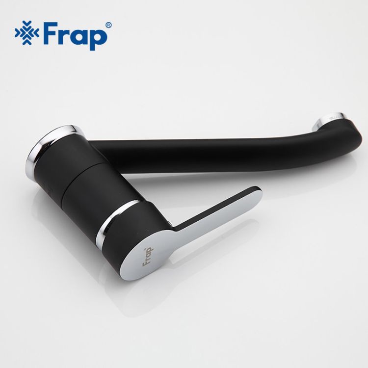 Смеситель для кухни Frap F4542 черный/хром