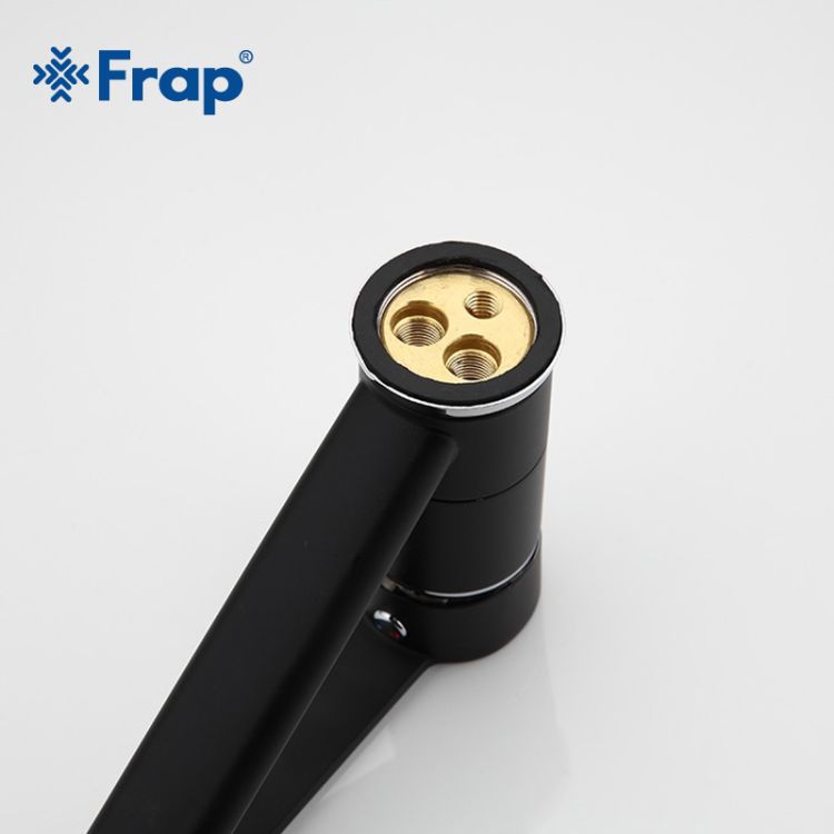 Смеситель для кухни Frap F4542 черный/хром