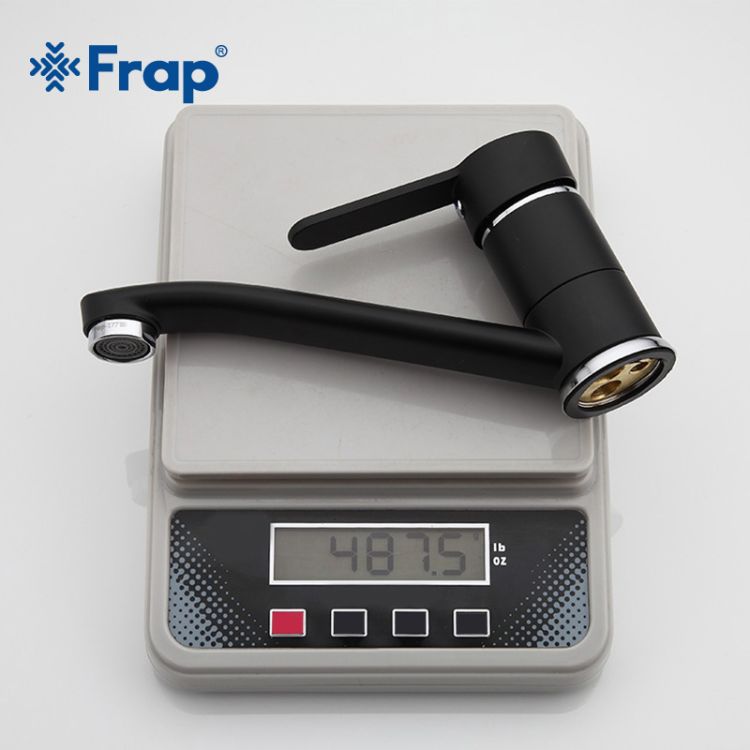 Смеситель для кухни Frap F4542 черный/хром