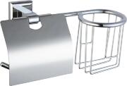 Держатель туалетной бумаги Savol 95 S-L09551 L, с держателем освежителя воздуха, подвесной, левый Держатель туалетной бумаги Savol 95 S-L09551 L, с держателем освежителя воздуха, подвесной, левый