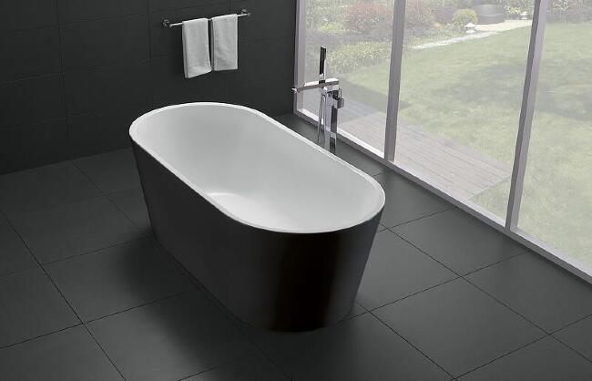 Акриловая ванна BelBagno 180x80 BB71-1800-NERO-W0 Черная Белая без гидромассажа купить в Москве по цене 0 руб.