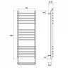 Полотенцесушитель водяной Point Омега PN90150S П15 500x1000, хром