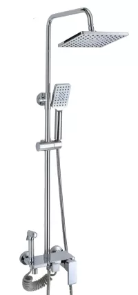 Душевая стойка с биде Savol S-600708D хром