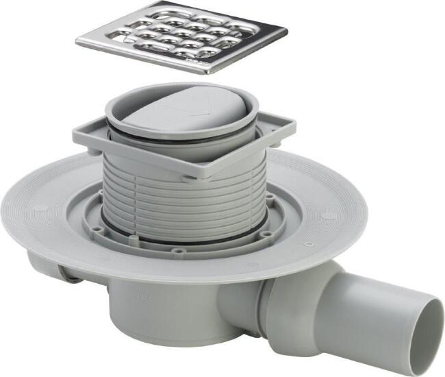 Сифон для душа трап с сухим затвором VIEGA Trap 49362 583217 Stainless steel / dull купить в Москве по цене 4 667 руб.