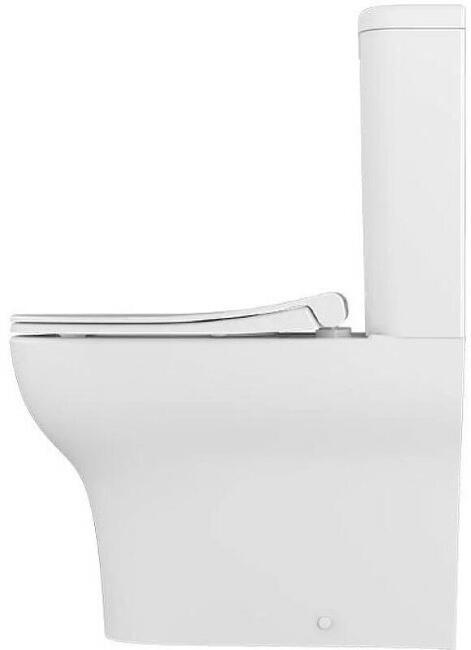 Унитаз-компакт VitrA Zentrum 9012B003-7226 с биде и микролифтом, белый, овальный, 38x61 см + ершик напольный в подарок купить в Москве по цене 39 990 руб.