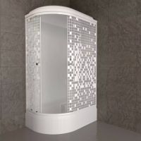 Душевая кабина TRITON Коралл 120х80 В правая 1/4 круга средний поддон /7 мест/ ком