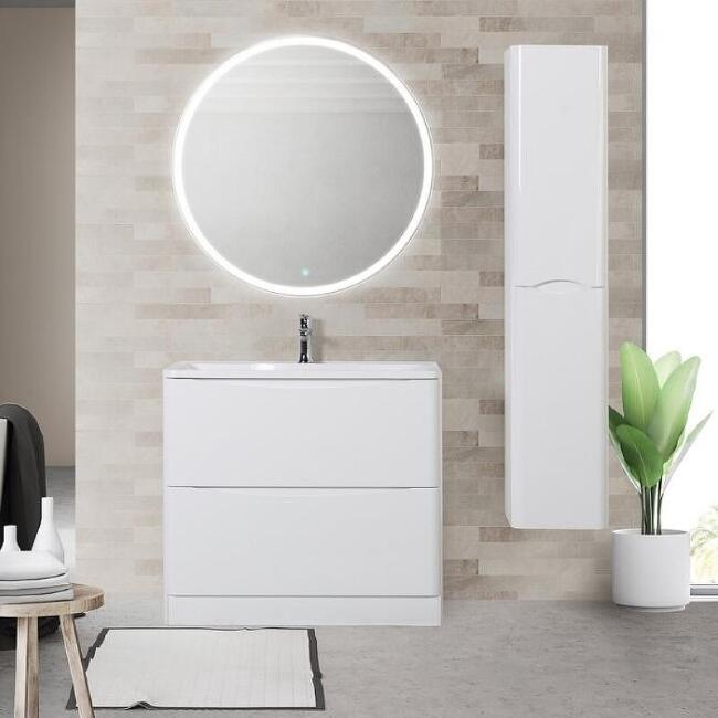 Шкаф-пенал подвесной BelBagno ACQUA-1600-2A-SC-BL-P купить в Москве по цене 33 100 руб.
