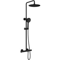 Душевая стойка VINCEA Desire VSFS-1D0TMB термостатическая, черный