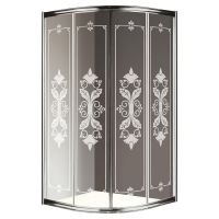 Душевой уголок Cezares Giubileo R2 90x90 GIUBILEO-R-2-90-SCORREVOLE-CP-Cr профиль Хром стекло прозра
