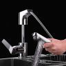 Смеситель для раковины Gappo G1299 хром