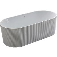 Ванна акриловая Vincea VBT-426-1700 1700*800*580, цвет белый, щелевой перелив, слив хром, , шт