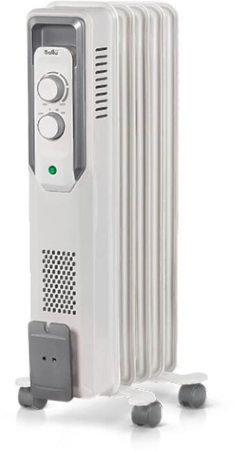 Радиатор масляный Ballu CUBE BOH/CB-05W 1000 (5 секций) купить в Москве по цене 3 890 руб.